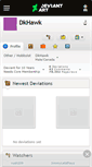 Mobile Screenshot of dkhawk.deviantart.com