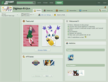 Tablet Screenshot of digimon-r-us.deviantart.com