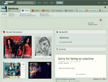 Tablet Screenshot of 4jealousy.deviantart.com