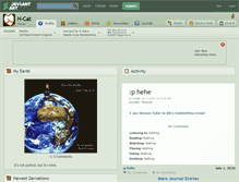 Tablet Screenshot of h-cat.deviantart.com