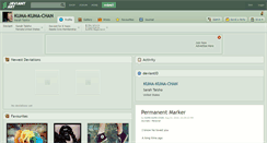 Desktop Screenshot of kuma-kuma-chan.deviantart.com