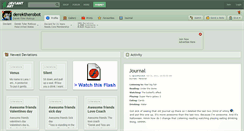 Desktop Screenshot of derektherobot.deviantart.com