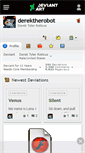 Mobile Screenshot of derektherobot.deviantart.com