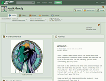 Tablet Screenshot of myztic-beauty.deviantart.com