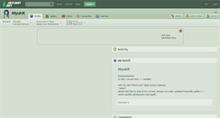 Desktop Screenshot of miyukik.deviantart.com