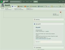 Tablet Screenshot of miyukik.deviantart.com