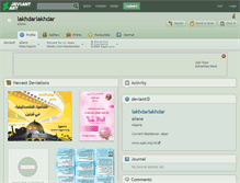 Tablet Screenshot of lakhdarlakhdar.deviantart.com