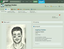Tablet Screenshot of angelique-redden.deviantart.com