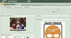 Desktop Screenshot of daddydemondesigns.deviantart.com