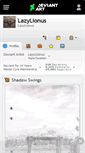 Mobile Screenshot of lazylionus.deviantart.com
