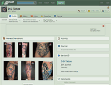 Tablet Screenshot of d-d-tattoo.deviantart.com