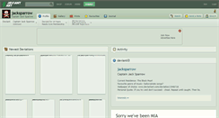 Desktop Screenshot of jacksparrow.deviantart.com