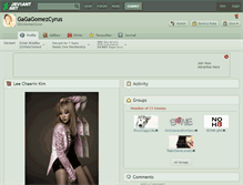 Tablet Screenshot of gagagomezcyrus.deviantart.com