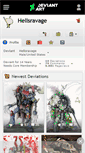 Mobile Screenshot of hellsravage.deviantart.com