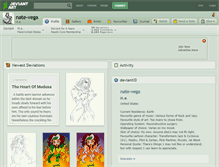 Tablet Screenshot of nate-vega.deviantart.com