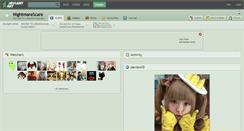 Desktop Screenshot of nightmarescare.deviantart.com