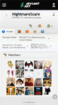 Mobile Screenshot of nightmarescare.deviantart.com