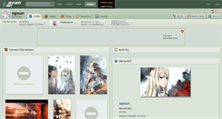 Desktop Screenshot of egosun.deviantart.com