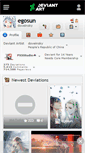 Mobile Screenshot of egosun.deviantart.com