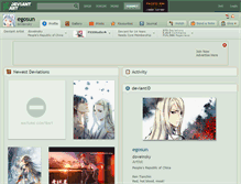 Tablet Screenshot of egosun.deviantart.com