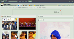 Desktop Screenshot of blue-chidori.deviantart.com