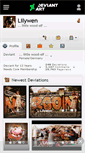 Mobile Screenshot of lilywen.deviantart.com
