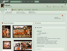 Tablet Screenshot of lilywen.deviantart.com