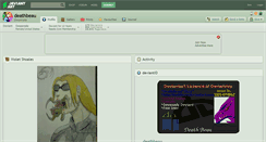 Desktop Screenshot of deathbeau.deviantart.com