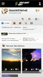 Mobile Screenshot of moonkitvelvet.deviantart.com
