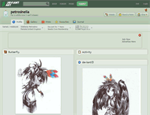 Tablet Screenshot of petrosinella.deviantart.com