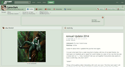 Desktop Screenshot of cyana-dark.deviantart.com
