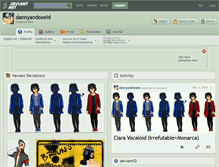 Tablet Screenshot of dannyandoxeld.deviantart.com