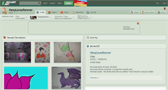 Desktop Screenshot of hexylovesforever.deviantart.com
