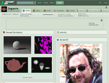 Tablet Screenshot of deguerre.deviantart.com