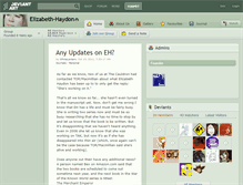 Tablet Screenshot of elizabeth-haydon.deviantart.com