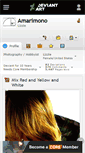 Mobile Screenshot of amarimono.deviantart.com