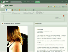 Tablet Screenshot of amarimono.deviantart.com