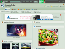 Tablet Screenshot of alexrockclimber.deviantart.com