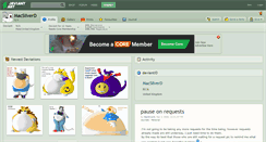 Desktop Screenshot of macsilverd.deviantart.com