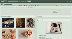 Desktop Screenshot of mypetitecakes.deviantart.com