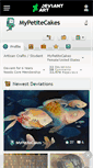 Mobile Screenshot of mypetitecakes.deviantart.com