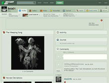 Tablet Screenshot of bela01.deviantart.com