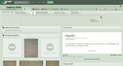 Desktop Screenshot of death-by-tickle.deviantart.com