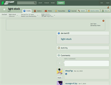 Tablet Screenshot of light-stock.deviantart.com