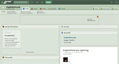 Desktop Screenshot of inspirationcorp.deviantart.com
