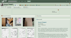 Desktop Screenshot of kyouya-tategami.deviantart.com