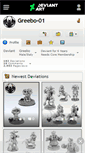 Mobile Screenshot of greebo-01.deviantart.com