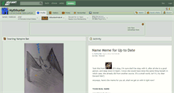 Desktop Screenshot of mythhunter.deviantart.com