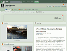 Tablet Screenshot of photodaemon.deviantart.com
