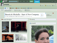 Tablet Screenshot of anmaria.deviantart.com